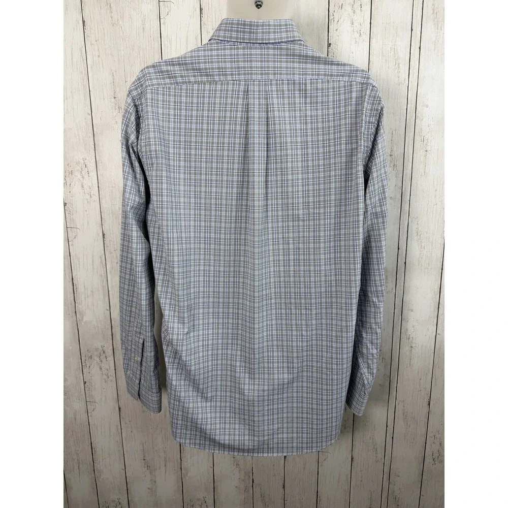 Men's Performance Ralph Lauren Polo Plaid Button Down  Shirt Classic Fit Size L